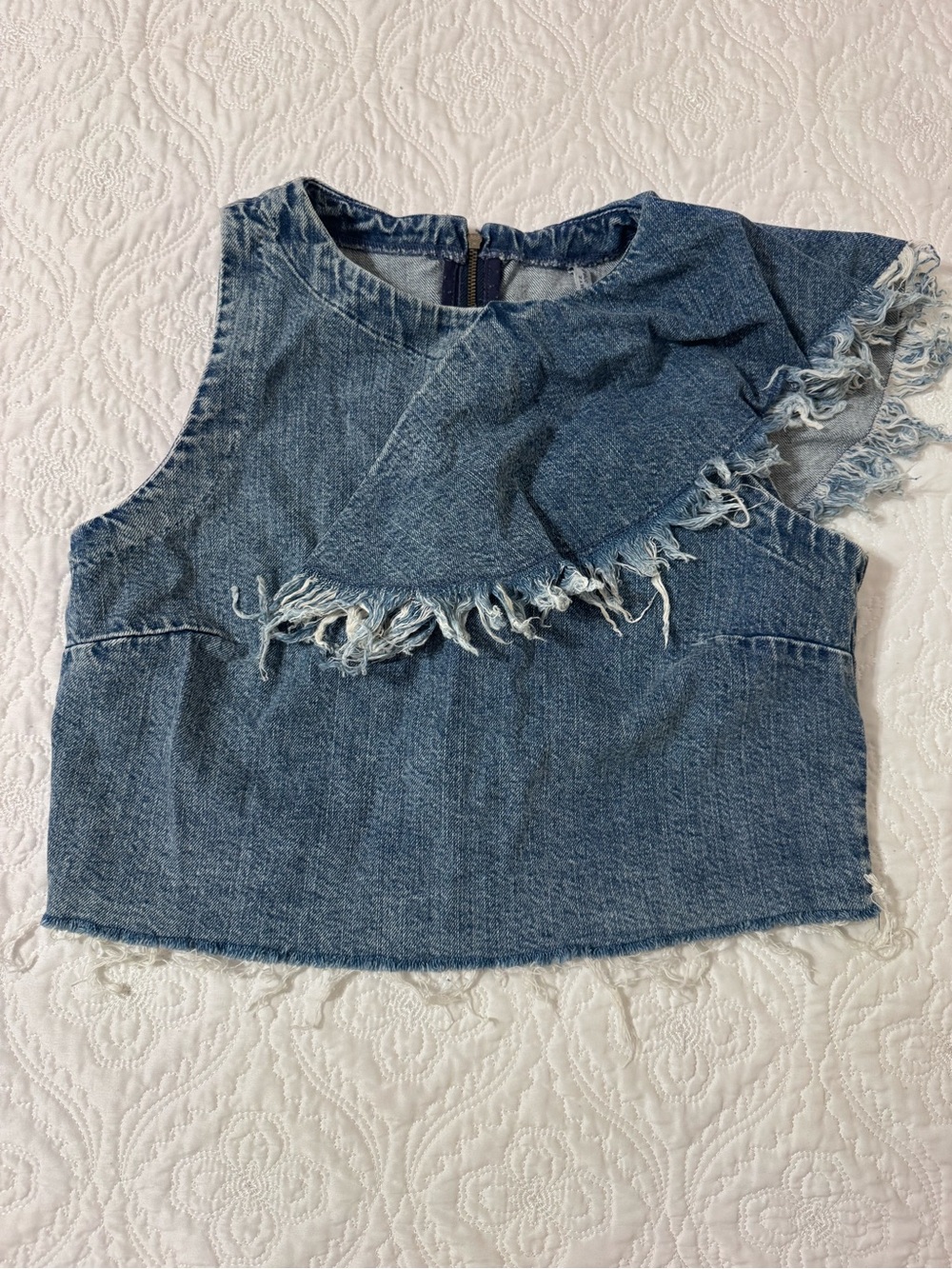 Zara denim top